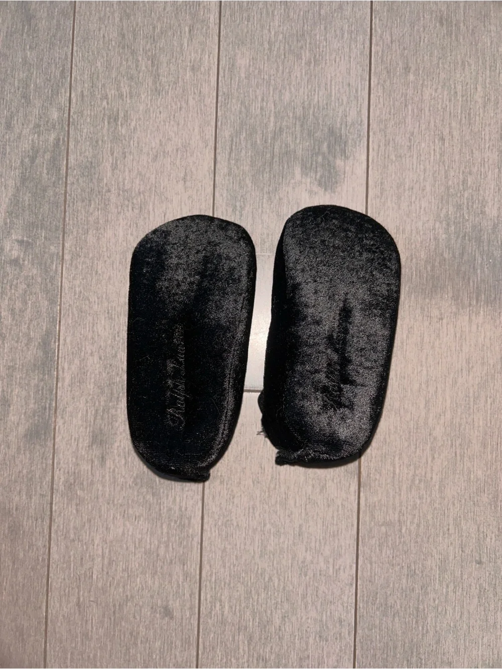 Ralph Lauren Black Baby Walker Ballet Flats